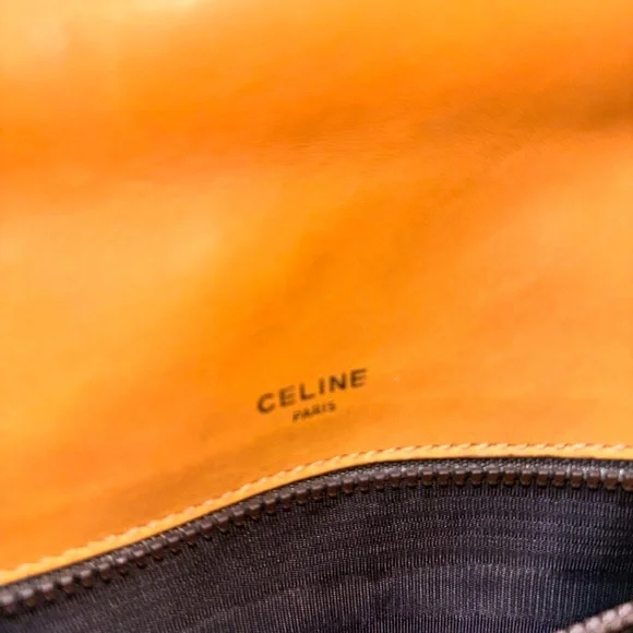 Celine Small Leather Pouch Brown - Picture 6 of 7